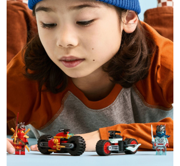 LEGO Конструктор LEGO NINJAGO Швидкісна гонка Кая на мотоциклі (71838)