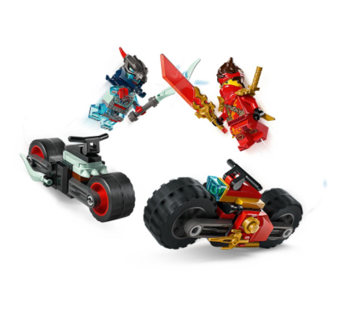 LEGO Конструктор LEGO NINJAGO Швидкісна гонка Кая на мотоциклі (71838)