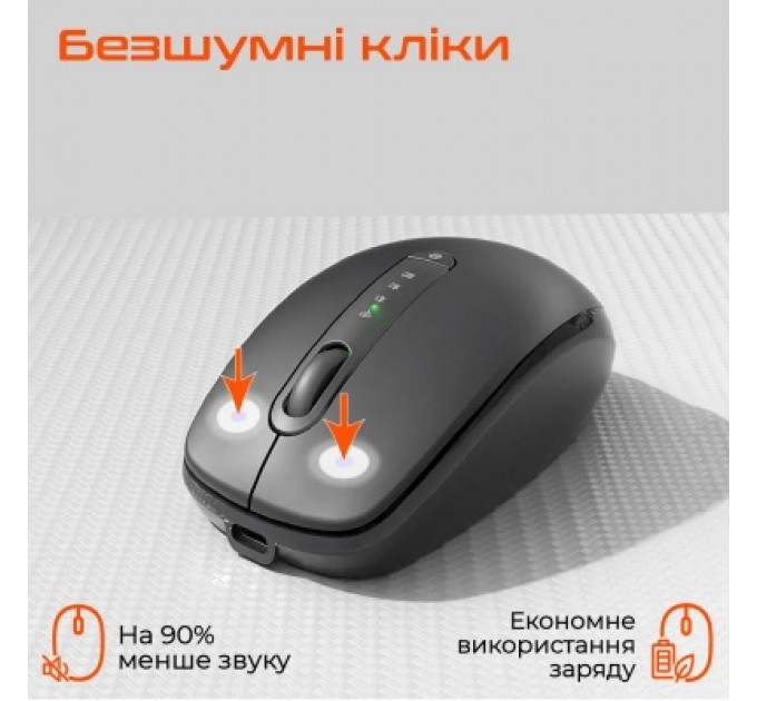 Meetion Мишка Meetion BTM100R Wireless/Bluetooth Black (MT-BTM100R-A)