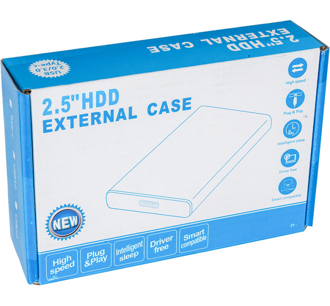 PowerPlant Зовнішня кишеня PowerPlant для HDD 2.5" USB3.0 (HC380008)