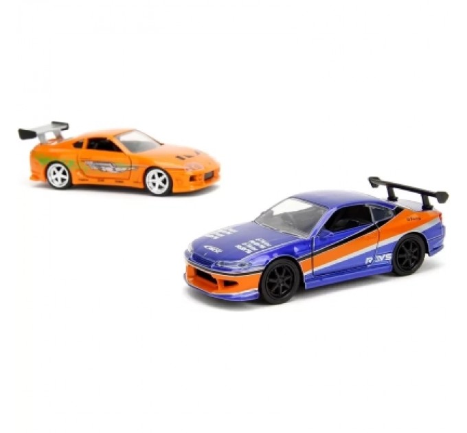 Jada Машина Jada набiр автомоделей Fast and Furious Nissan Silvia S15 і Toyota Supra (253202017)