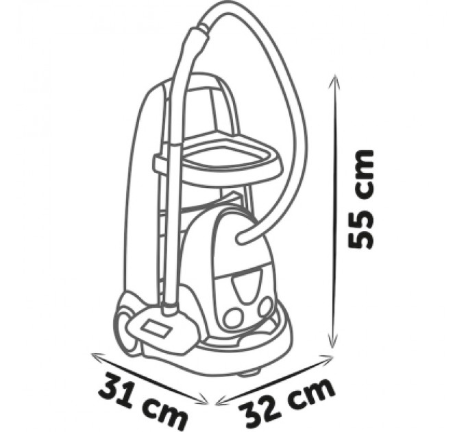 Smoby Ігровий набір Smoby Вiзок для прибирания Ровента з пилососом (7600330325)