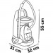 Smoby Ігровий набір Smoby Вiзок для прибирания Ровента з пилососом (7600330325)