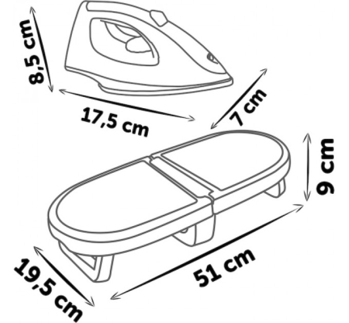 Smoby Ігровий набір Smoby Дошка для прасування (7600330123)