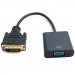 Extradigital Перехідник DVI-D Dual Link (Male)-VGA (Female), 0.15 m Extradigital (KBV1685)