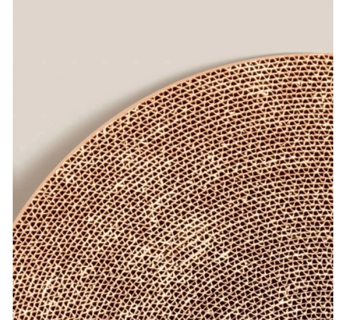 Lapka Дряпка (кігтеточка) для котів Lapka Скрапер «2-в-1» Кругла (LPK-17)