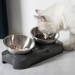 Lapka Посуд для котів Lapka Годівниця подвійна з металевими мисками (LPK-27)