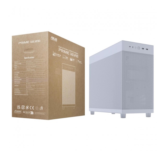 ASUS Корпус Asus Prime AP303 Mesh White (90DC00V3-B39000)