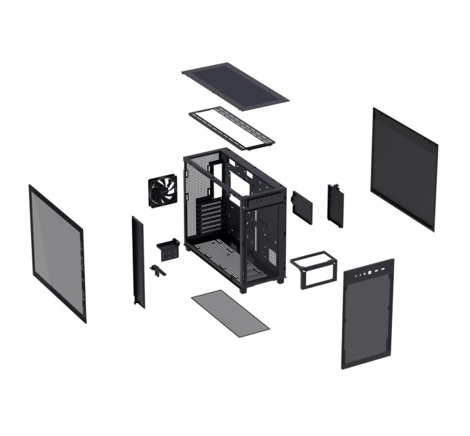 ASUS Корпус Asus Prime AP303 TG Black (90DC00V0-B39010)