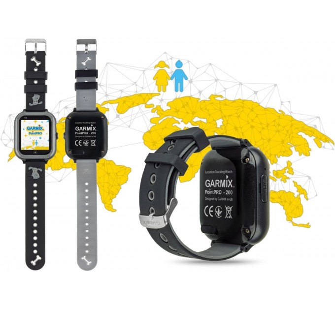 GARMIX Дитячий смарт-годинник Garmix PointPRO-200 4G/GPS/WiFi Black