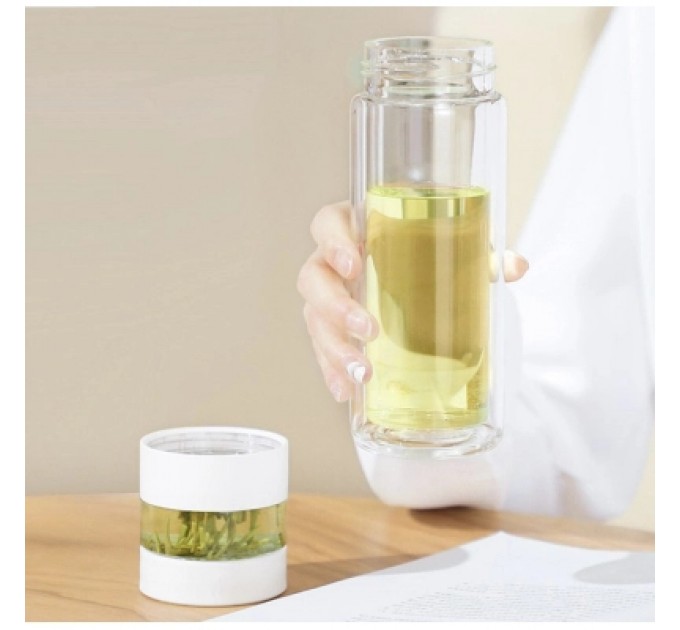 Xiaomi Термос Xiaomi Quange Intelligent Tea Separator Cup White (H8134)