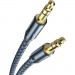 Essager Кабель мультимедійний 3.5mm M to 3.5mm M 2.0m gray Essager (EYP35-DYA0G)