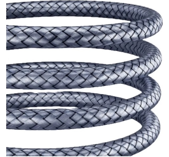 Essager Кабель мультимедійний 3.5mm M to 3.5mm M 5.0m gray Essager (EYP35-DYD0G)