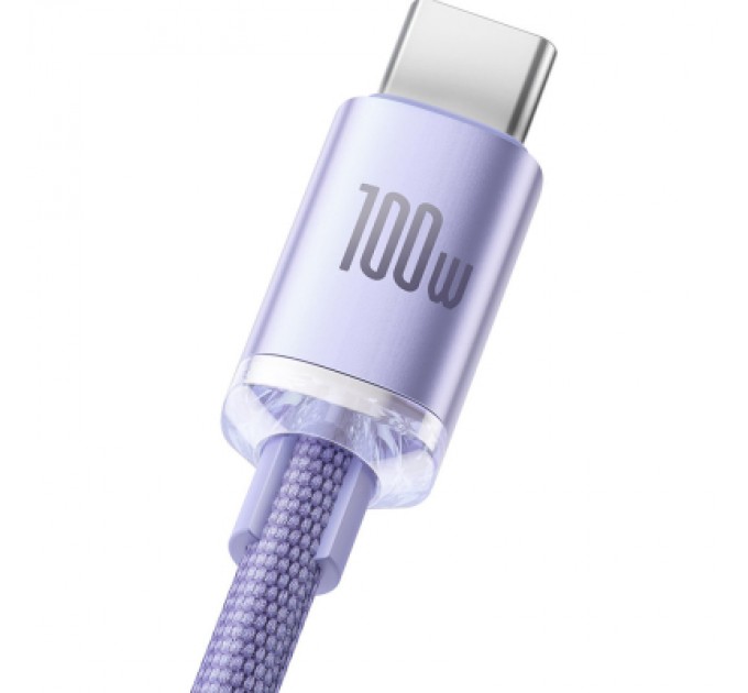 Baseus Дата кабель USB 2.0 AM to USB-C 1.2m 100W purple Baseus (CAJY000405)