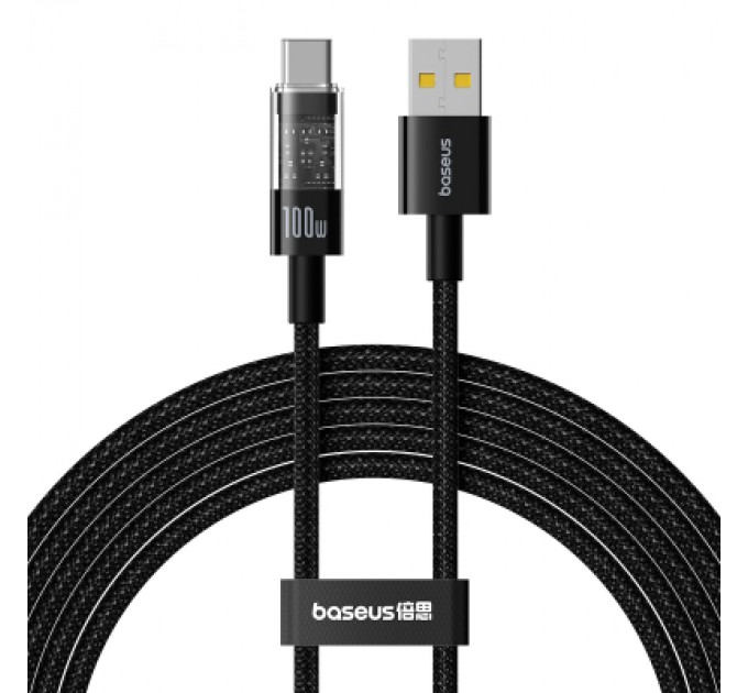 Baseus Дата кабель USB-C to USB-C 2.0m 100W (20V/5A) black Baseus (P10373000111-01)
