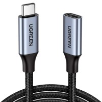 Дата кабель USB-C M/F 0.5m 5A USB 3.1 Gen2 10Gbps black Ugreen (80810)