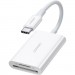 Ugreen Зчитувач флеш-карт Ugreen USB-C 3.1 to TF/SD CM265 White (35506)