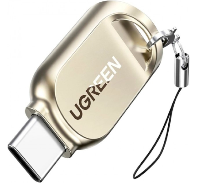 Ugreen Зчитувач флеш-карт Ugreen USB-C to TF 3.0 CM331 Light Golden (80124)