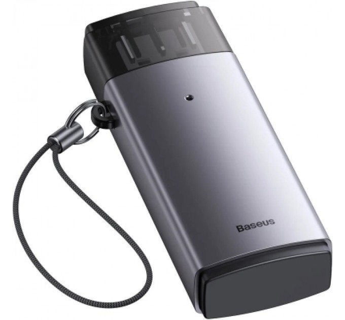 Baseus Зчитувач флеш-карт Baseus USB to SD/TF gray (WKQX060013)