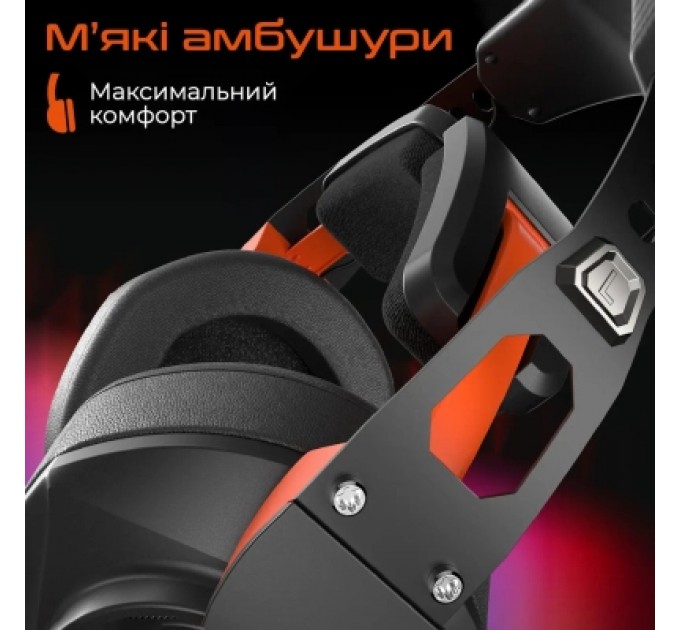 Meetion Навушники Meetion HP099 Black/Orange (MT-HP099-A)