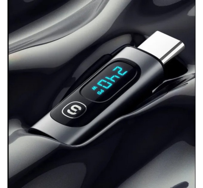 Essager Перехідник USB-C F to USB-C M digital display Essager (EZJTT-TX0G-P)