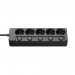 ColorWay Фільтр живлення СolorWay (CW-PSEA55SBK) 5 розеток, 5м, Black