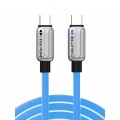 Cabletime Кабель Cabletime USB Type-C - USB Type-C (M/M) PD 240W, 1 м, Blue (CU05H)