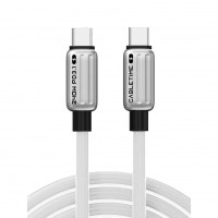 Кабель Cabletime USB Type-C - USB Type-C (M/M) PD 240W, 2 м, White (CU07L)