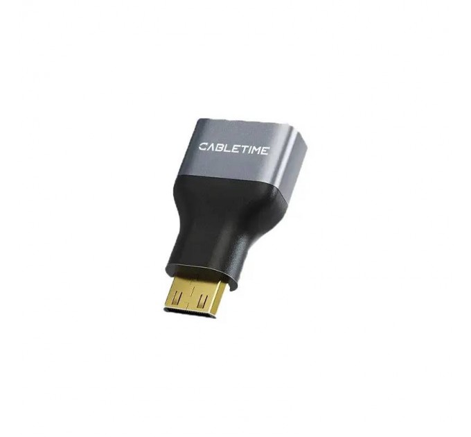 Cabletime Перехідник Cabletime mini HDMI - HDMI (F/M), 0.1 м (CP45G)