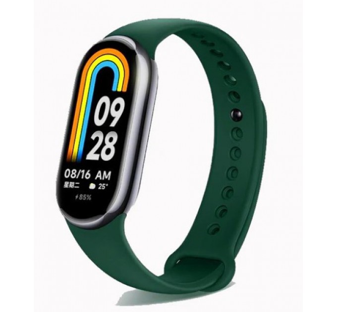 BeCover Силіконовий ремінець BeCover для Xiaomi Mi Smart Band 8 Dark Green (709384)