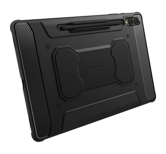 Spigen Чохол-книжка Spigen Rugged Armor Pro для Samsung Galaxy Tab S9+ 12.4 SM-X810/SM-X816 / Tab S10+ 12.4 SM-X820/SM-X826 Black (ACS06539)