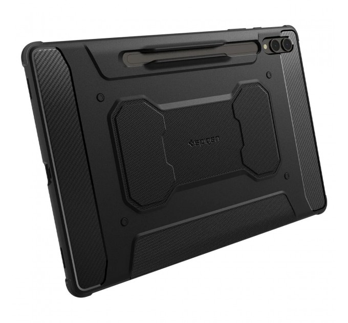 Spigen Чохол-книжка Spigen Rugged Armor Pro для Samsung Galaxy Tab S9+ 12.4 SM-X810/SM-X816 / Tab S10+ 12.4 SM-X820/SM-X826 Black (ACS06539)