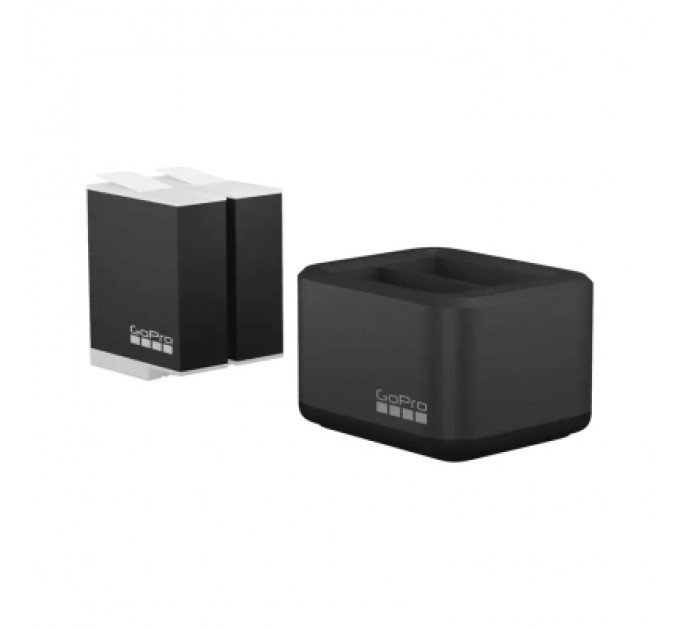 GoPro Аксесуар до екшн-камер GoPro Dual Battery Charger + 2 Enduro Batteries for HERO11/10/9 (ADDBD-211-VE)