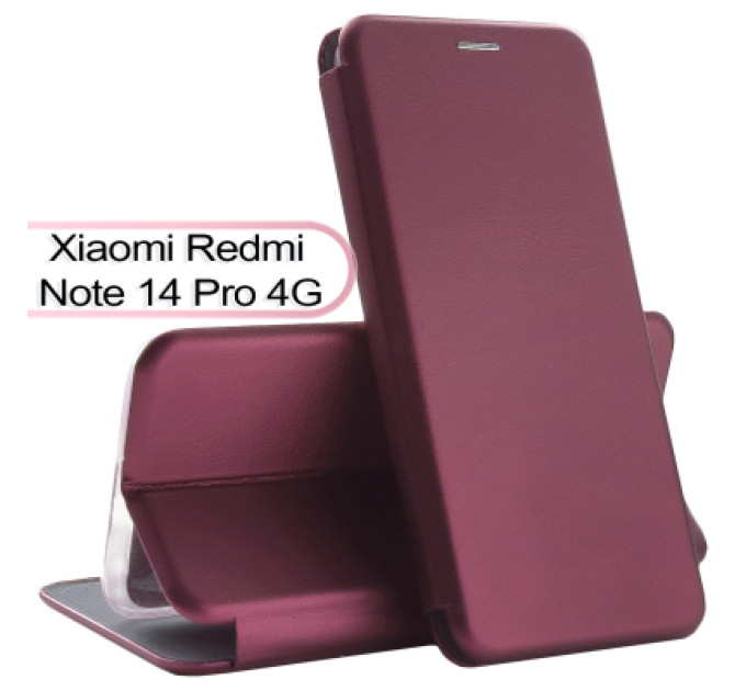 BeCover Чохол до мобільного телефона BeCover Exclusive Xiaomi Redmi Note 14 Pro 4G Red Wine (713525)