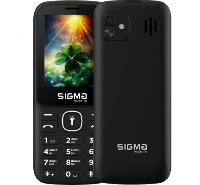 Sigma Мобільний телефон Sigma X-style 242 LUCKY Black (4827798792919)