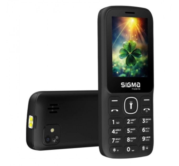 Sigma Мобільний телефон Sigma X-style 242 LUCKY Black (4827798792919)