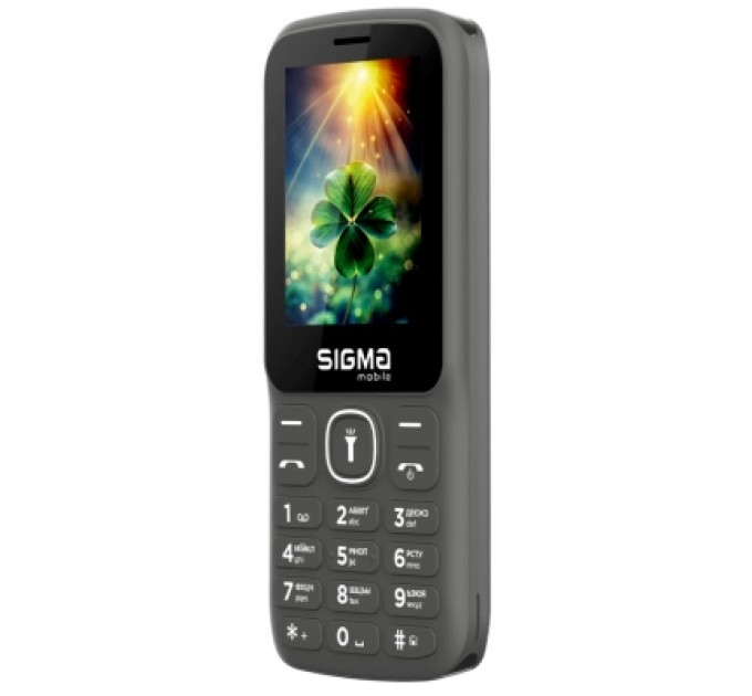 Sigma Мобільний телефон Sigma X-style 242 LUCKY Grey (4827798792926)