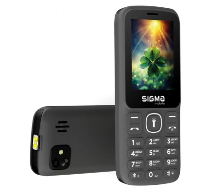 Sigma Мобільний телефон Sigma X-style 242 LUCKY Grey (4827798792926)
