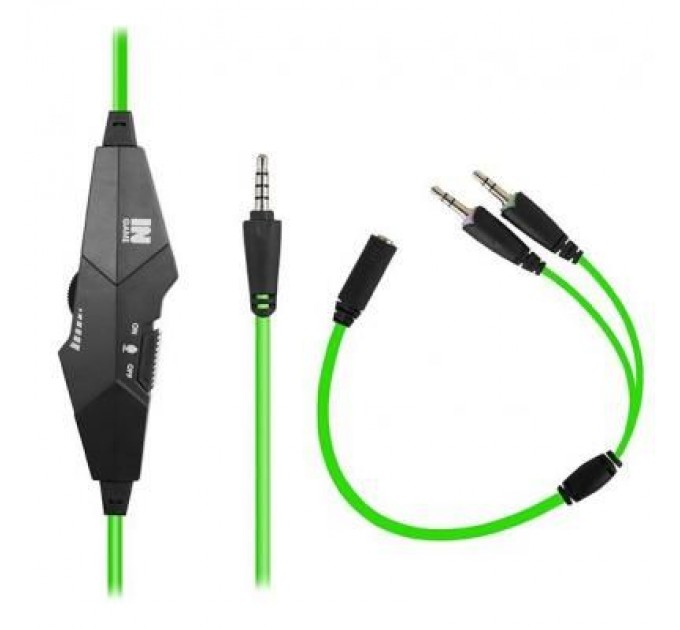 Gemix Навушники Gemix N3 Black-Green Gaming