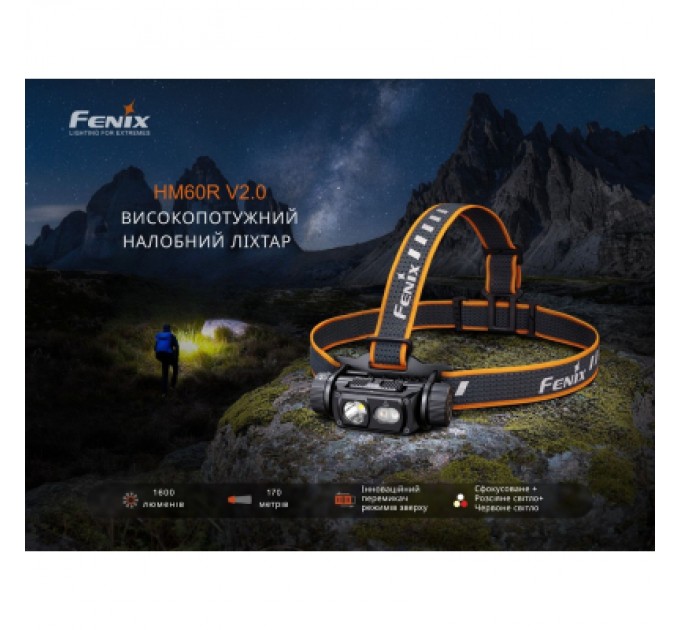Fenix Ліхтар Fenix HM60R 2.0 (HM60RV20)