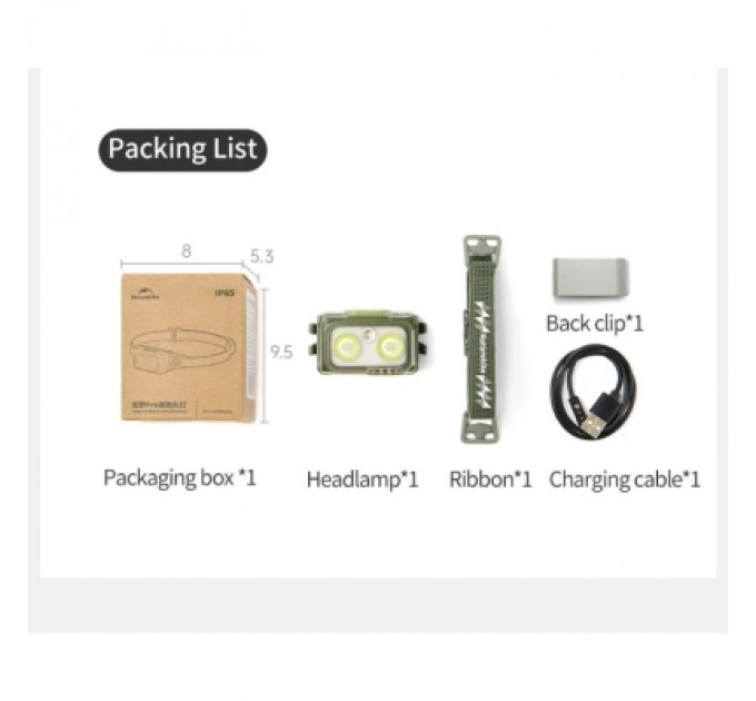 Naturehike Ліхтар Naturehike CNK2550ZM011 зелений (6977465869876)