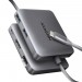 AXAGON Хаб концентратор AXAGON HMC-5HL USB-C 5Gbps SuperSpeed 5in1 hub, Grey