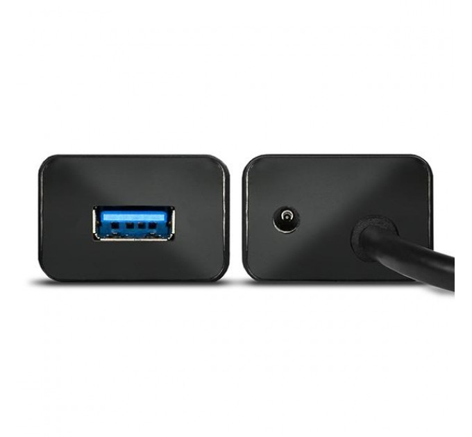 AXAGON Хаб AXAGON HUE-SA7BP USB3.0 CHARGING hub, 40cm USB-A cable, Black