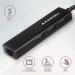 AXAGON Хаб концентратор AXAGON HMC-GL3A SuperSpeed USB-C hub + gigabit LAN