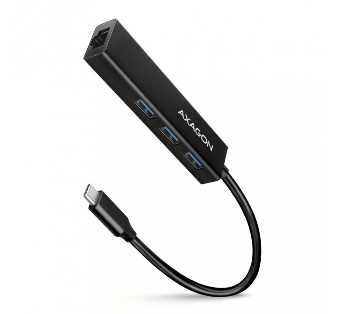 AXAGON Хаб концентратор AXAGON HMC-GL3A SuperSpeed USB-C hub + gigabit LAN