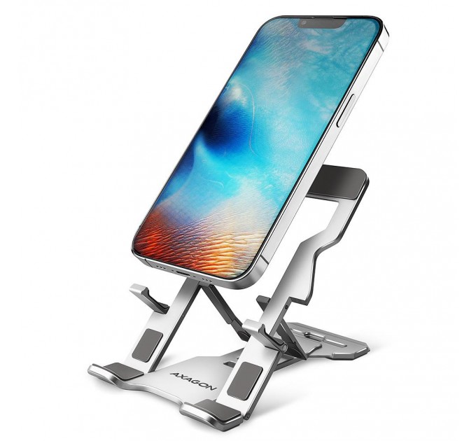 AXAGON Підставка для ноутбуків  AXAGON STND-M phone / tablet stand (for 4“ – 10.5“), Silver