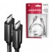AXAGON Кабель AXAGON BUCM32-CM20AB USB-C  <-> USB-C 3.2 Gen 2, 2m, PD 100W, 5A, 4K HD, Black