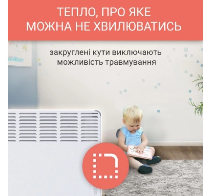 Atlantic Обігрівач Atlantic F17 Essential Mobile CMG BL-Meca/M (2000W)+підставки (F17 Essential Mobile CMG BL-Meca/M (2000)