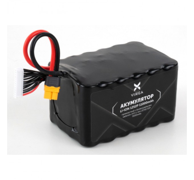 Vinga Акумуляторний блок Vinga Li-Ion 12S2P 11000mAh з балансувальним дротом (V12S2P-22000MAH)