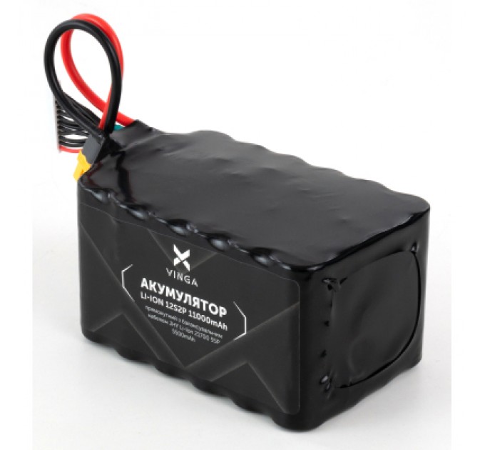 Vinga Акумуляторний блок Vinga Li-Ion 12S2P 11000mAh з балансувальним дротом (V12S2P-22000MAH)